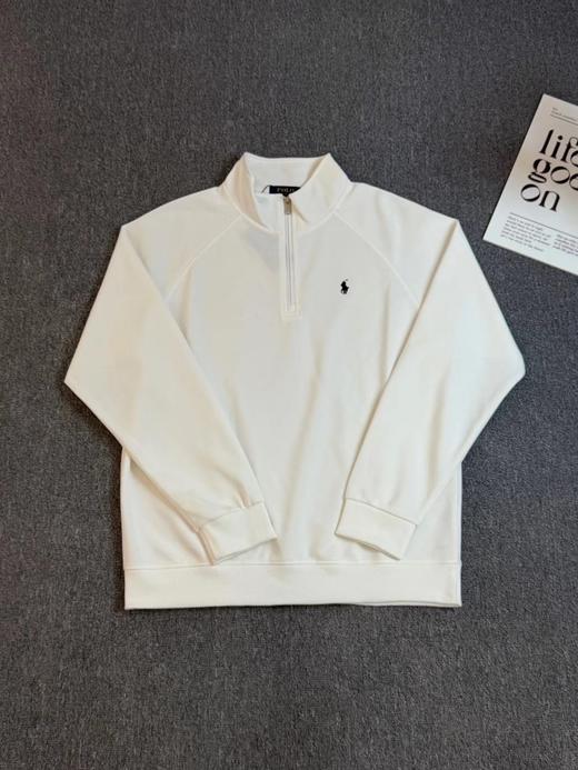 F011629秋冬通勤老钱风套头衫半拉链立领卫衣长袖 商品图4