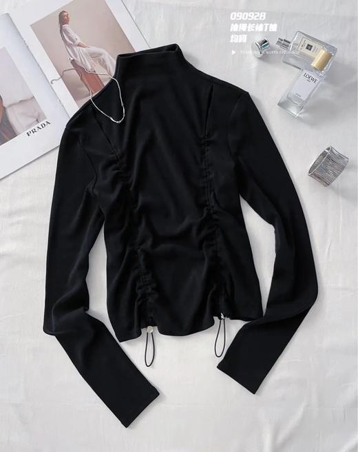 33GAM090928#抽绳长袖T恤 商品图3