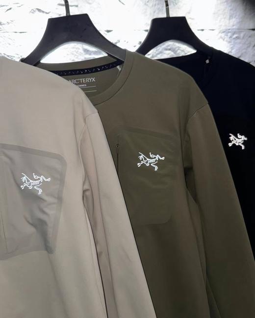 F011610秋冬新款休闲百搭加绒设计耐磨圆领卫衣 商品图7