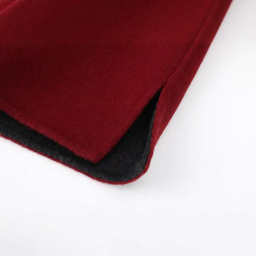 【来点不一样的】可意会不可言传～国风双面羊毛大衣！女款2026秋冬新款短款宽松休闲复古小个子毛呢外套！ 商品图3