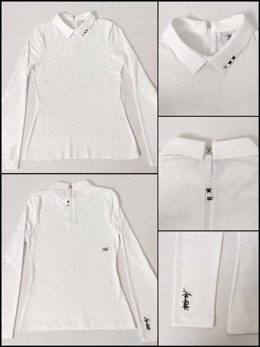 An家春夏新款女士针织拼接防晒🧊丝长袖上衣来啦！本季最佳爆🔥款❗️王炸安利！简单配一条小短裙或者短裤就会很韩系！工艺细节都是高难度！ 商品图2