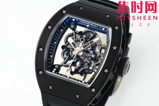 理查德米勒 APS新款RM055 RM55 陶瓷壳 黑陶瓷 全黑武士 男士腕表 丹东RMUL2一体机 商品图2