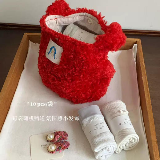 送羊羔毛包！还随机赠送口红/护手霜/发饰~10条装内裤盲盒高品质三角裤 舒适中高腰温柔治愈不挑款 商品图1