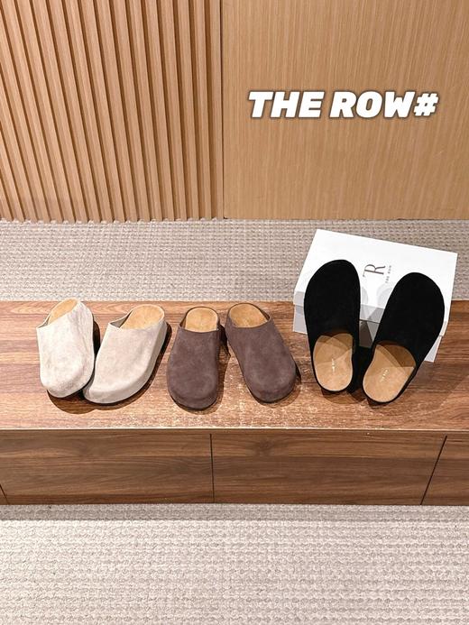 The Row 新款穆勒勃肯厚底拖鞋(DBG) 商品图2