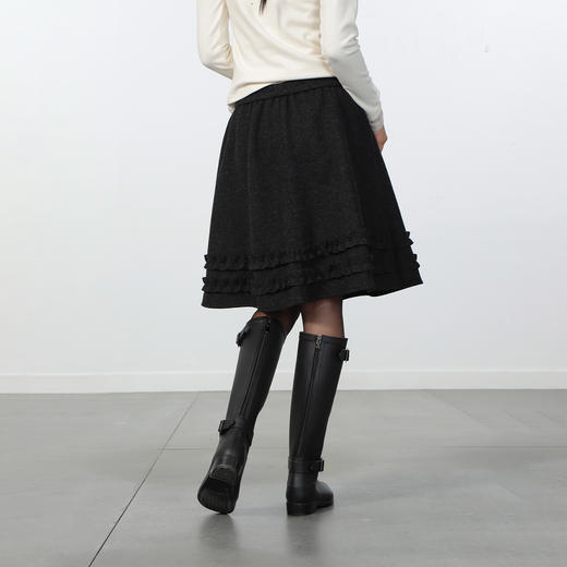 极简木耳边中裙-纪念日百货门店同款168793438 商品图2