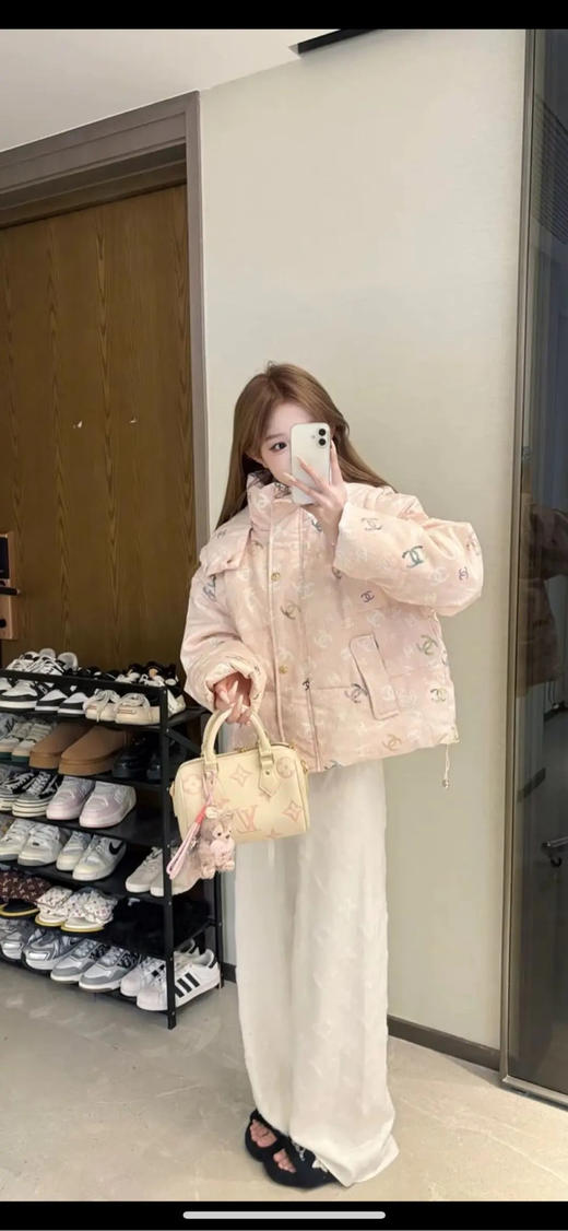 LV speedy 20 2024春夏限定 草莓牛奶 斜挎包 商品图3