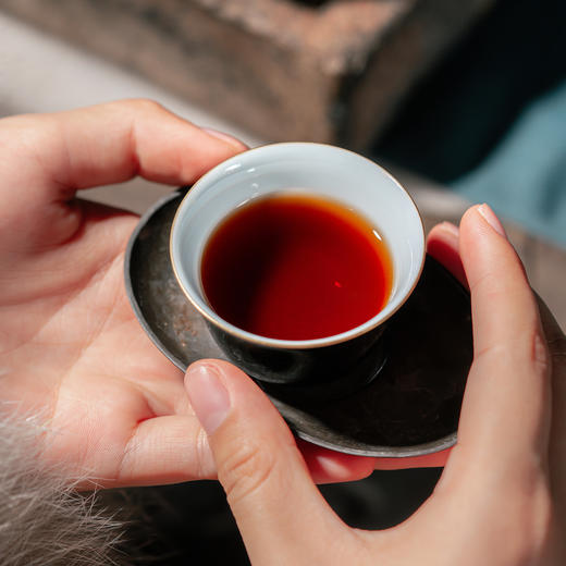 【元昌号】印级系列高端熟茶典藏蓝印班章古树357g熟饼 商品图4