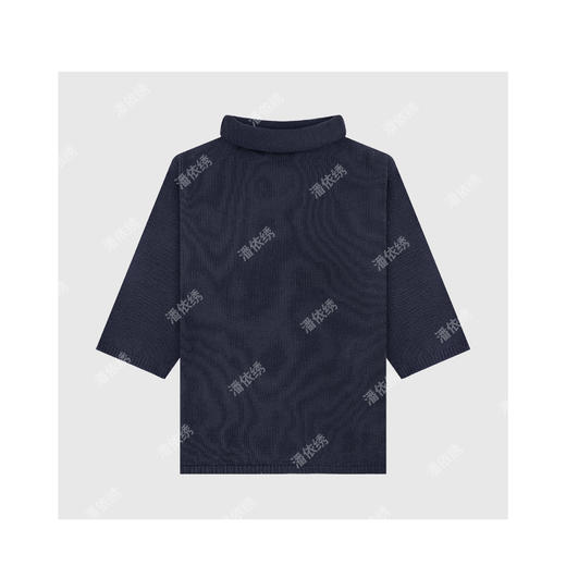 04-2潘依绣丁丁宠粉时髦百搭套头高领五分袖针织上衣Q36694 商品图0