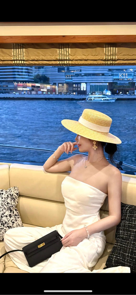 爱马仕 Kelly to go ep皮 黑金 钱包 商品图3