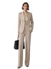 IWY/轻奢金丝肌理感槟色西装套装女新款播音主持人正装马甲三件套职业装正式场合WCVP339 商品缩略图1