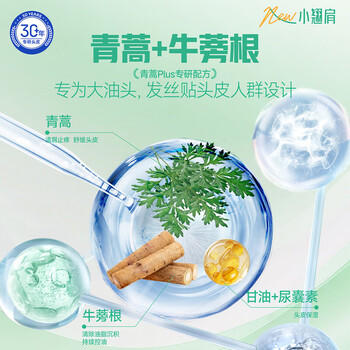 征服青蒿控油蓬松洗发水清爽去油蓬松高颅顶去屑止痒洗发乳露液800ml 商品图4