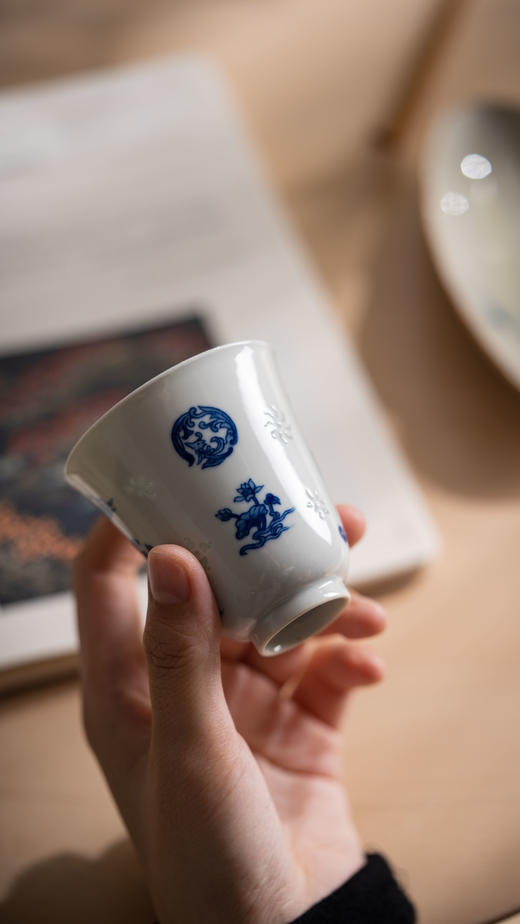 陶博城店新年专享【柴窑月夕花辰闻香杯】 商品图1