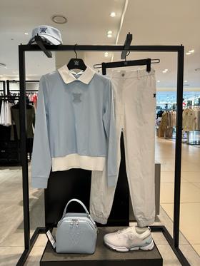 An家新款女士韩版后拉链长袖polo衫来啦！体感控➕韩式休闲感➕绝美颜色！人群中脱颖而出就是这种衣服！随便穿都很好看！