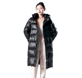 272222奢奈莎黑金鹅绒服男女同款