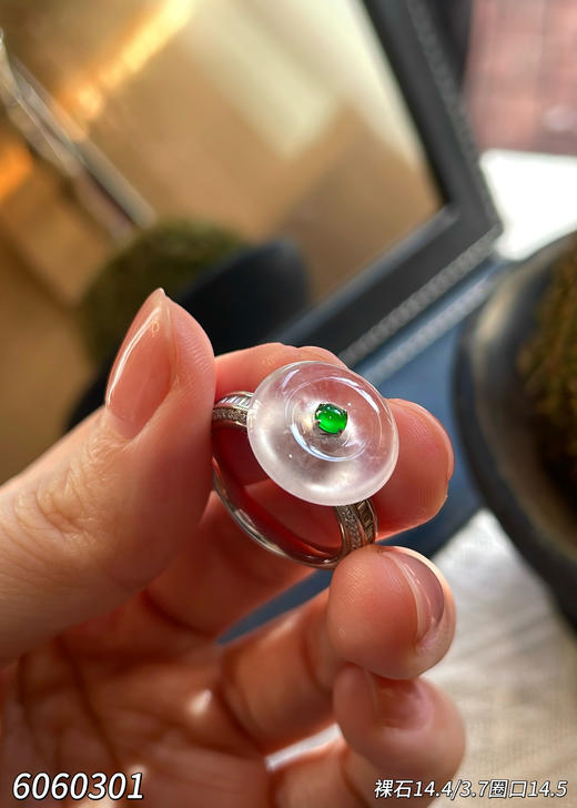 6060301，平安扣戒指。具体价格微信小 商品图2