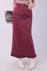 33GAR030294#后开叉半身裙 商品缩略图1