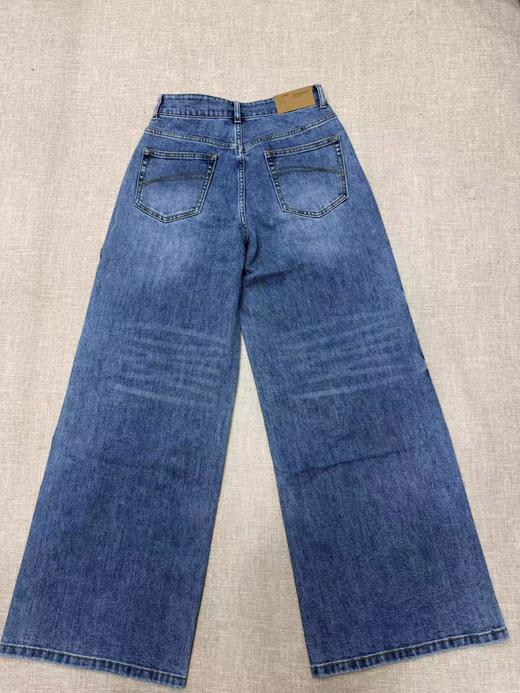 F011604春夏新品牛仔裤休闲阔腿牛仔裤 商品图1