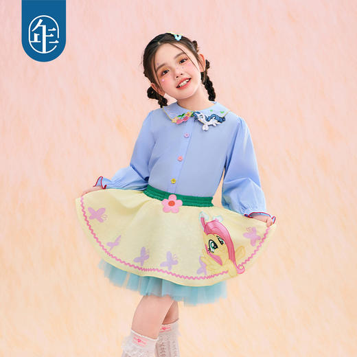 小马宝莉联名年衣童装半身裙春季新款女童公主小马宝莉春季半裙N1261011C01 商品图3