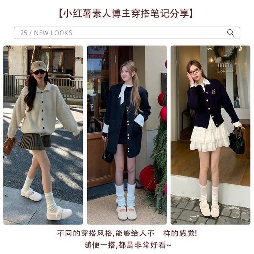 【仙女一脚蹬加绒保暖毛毛鞋】外穿平底一字带圆头豆豆单鞋女秋冬季 商品图1