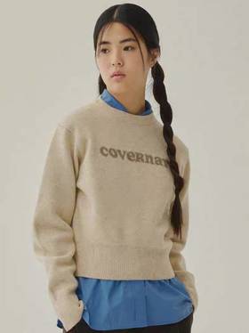 【春上新】【6折】6楼COVERNAT女士COOPER标志针织衫吊牌价899折后价539