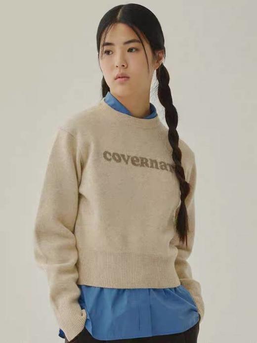 【春上新】【6折】6楼COVERNAT女士COOPER标志针织衫吊牌价899折后价539 商品图0