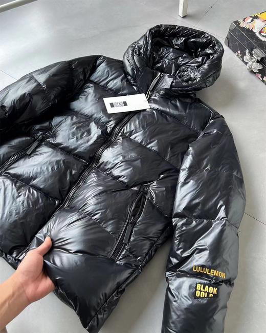 F011621欧阳娜娜同款新款经黑金羽绒服连帽男女情侣款 商品图0