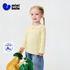 迷你巴拉女童宝宝长袖T恤春季新款柔软亲肤不易变形甜美翻领上衣★ 商品缩略图0