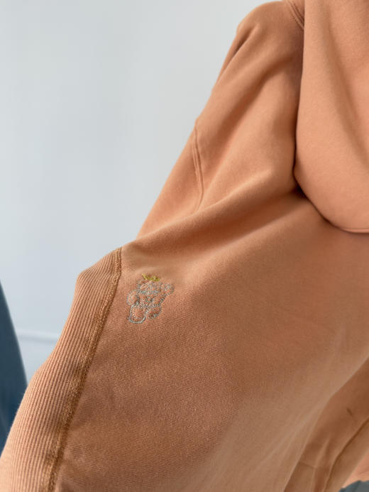 【周末秒杀 直接调价 下单即可】45R 日系复古 做旧风 连帽加绒 卫衣［前短后长］ 商品图9