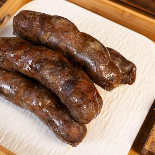 灌肠 | 粮食喂养十二个月的黑猪 手工切块和灌装 五香口味/ 极客农场，偏咸口，适合焖米饭或者配馒头食用。⭐️顺丰/京东随机发 商品图1