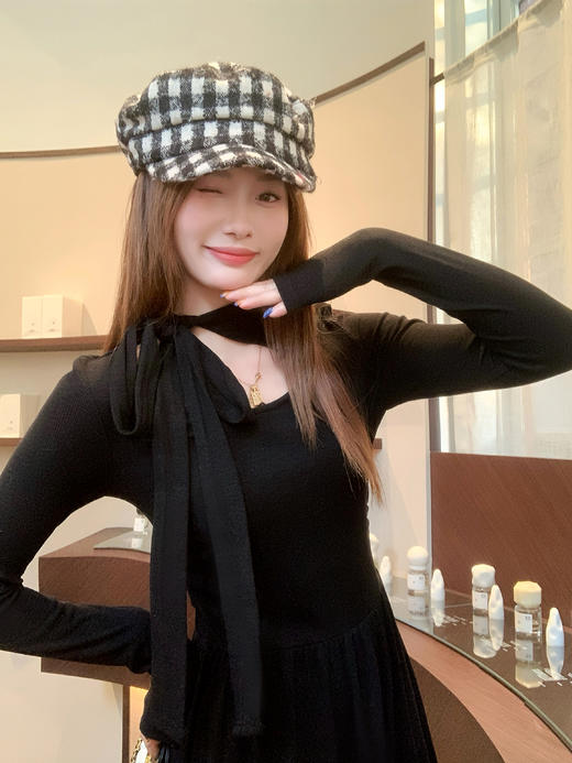 <曾小咸推荐>现货秒杀 ！微信超特价！法式绑带针织连衣裙 日常229.99 立减130 秒杀99.99！！ 商品图10