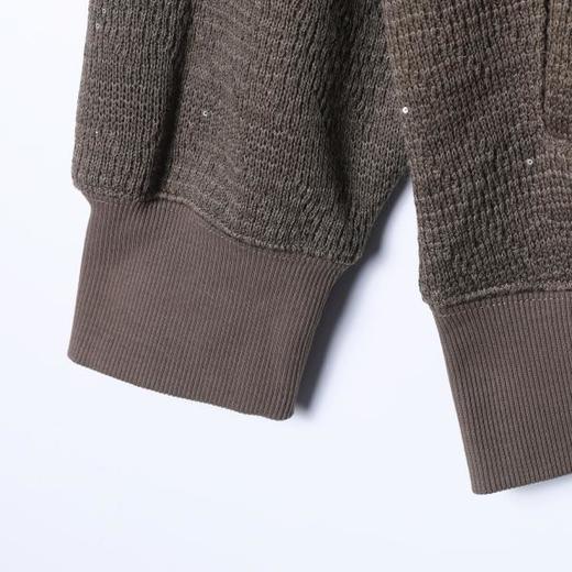 9553SDSA男士秋冬新款痞帅男装美式复古亮片半拉链立领卫衣百搭宽松潮 商品图4