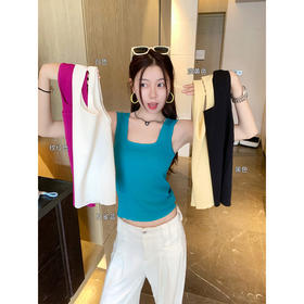 <曾小咸推荐>韩系甜辣风小众纯欲感背心