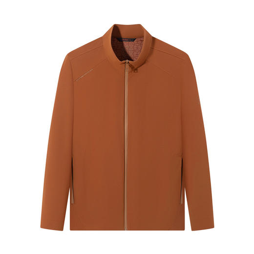 【户外茄克】柒牌男装2026春季新品立领修身无缝防水拉链外套男130K70670 商品图4