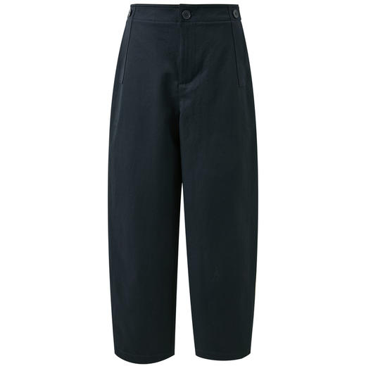 三彩2026春季新款纯色休闲裤收腰九分裤直筒裤简约显瘦通勤S 商品图4