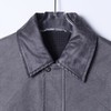 12757SDSA男士秋冬新款痞帅男装老钱风简约纯色肌理感翻领夹克外套百搭 商品缩略图2
