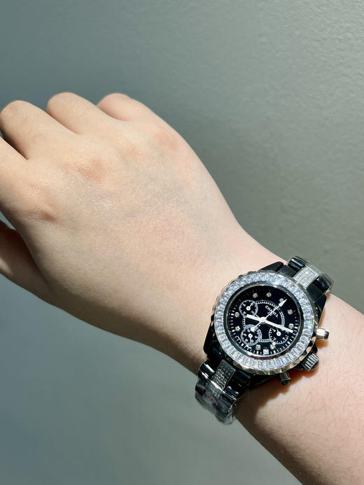 满钻🌟CHANEL·香奈儿J12·【六针瑞士纯进口机芯石英】33mm➕纯净T方石➕表带镶钻款‼️奢华代表 超闪水钻 手工镶嵌工艺，正品原版开模，打磨精良 做工精细，乃精品中的精品❕❕❕ 商品图11