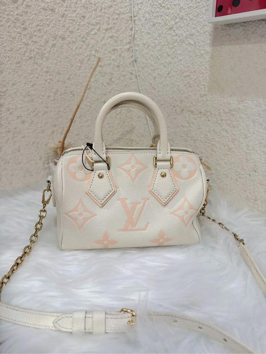 LV speedy 20 2024春夏限定 草莓牛奶 斜挎包 商品图1
