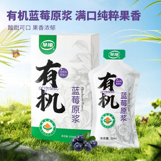 有机蓝莓原浆210ml/盒 商品图2