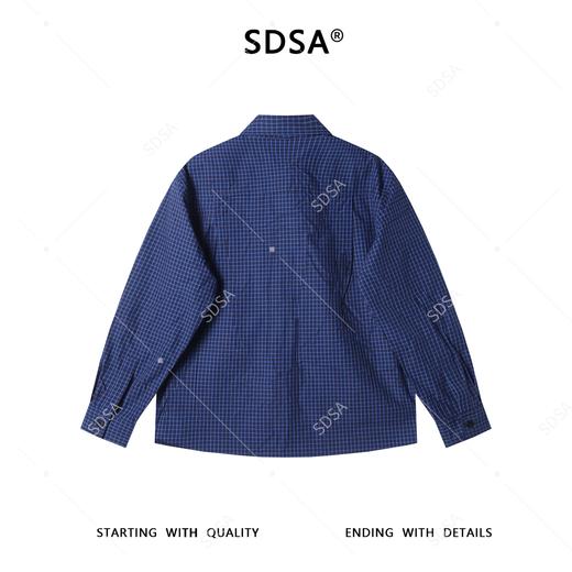 26CS11SDSA男士秋冬新款痞帅男装休闲百搭小格子设计翻领长袖衬衫百搭 商品图5