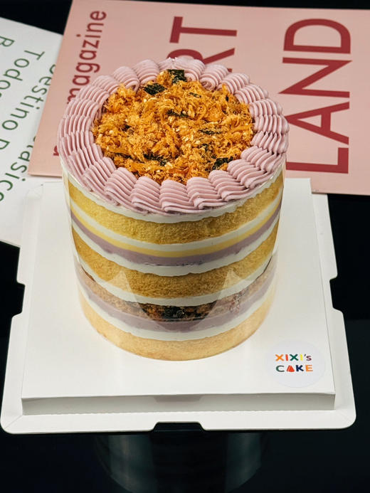 芋泥豆乳肉松裸蛋糕 商品图4