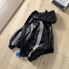 F011608刺绣logo时尚复古皮衣运动夹克连帽外套夹克 商品缩略图3