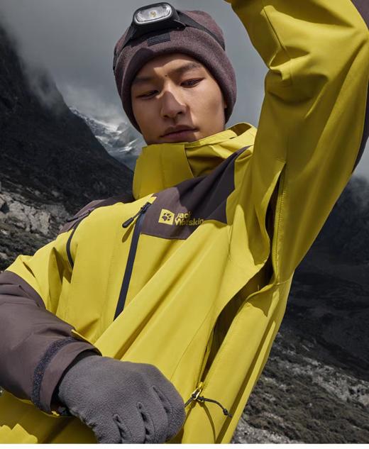 【春上新】【6折】6楼JACKWOLFSKIN狼爪JASPER男款户外防风防水冲锋衣A65684-M0053吊牌价1999折后1199 商品图2