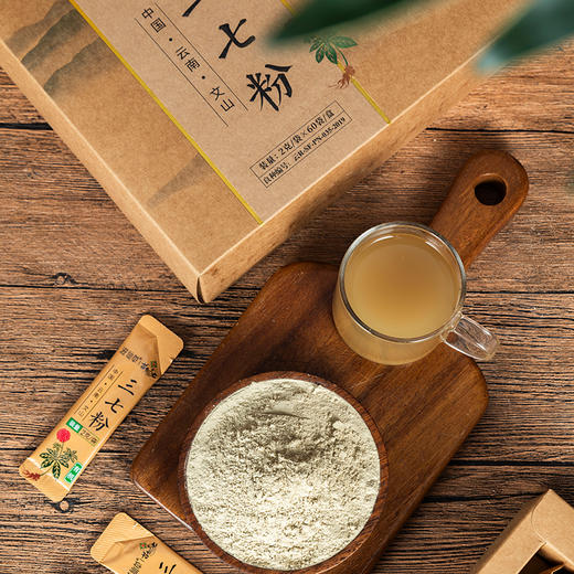 1998元6盒【有机三七粉量贩装60条/盒】滋仙草高品质出口级别有机三七粉 商品图2