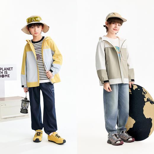 【实体店同款】男童梭织外套春季新款安奈儿童装AB615025 商品图3