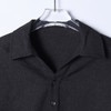 61079SDSA男士秋冬新款痞帅男装简约纯色半纽扣翻领设计长袖T恤百搭潮 商品缩略图1