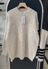 F011627撞色条纹设计感套头毛衣女2026春秋冬款宽松慵懒风针织衫 商品缩略图8