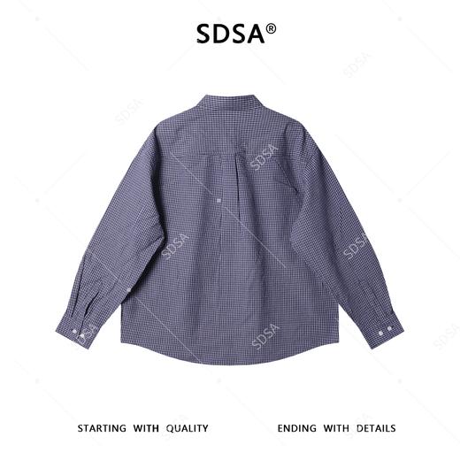 2190SDSA男士秋冬新款痞帅男装韩版简约小格子翻领长袖衬衫宽松百搭 商品图5