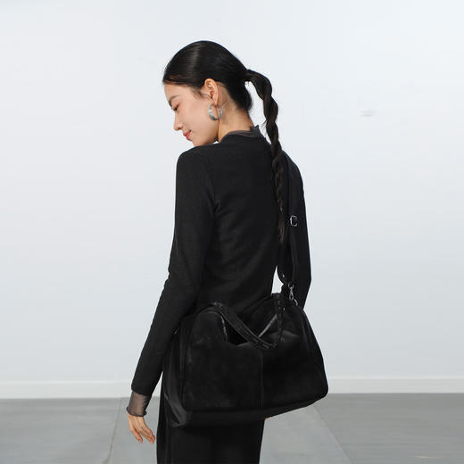 极简麂皮慵懒风托特包-纪念日百货门店同款169095447 商品图2