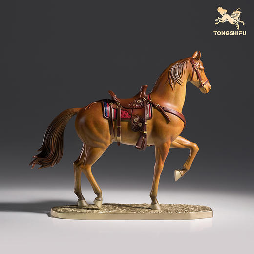 铜师傅《鞍上长风》客厅办公室铜马摆件 家居装饰开业新年礼物 商品图1