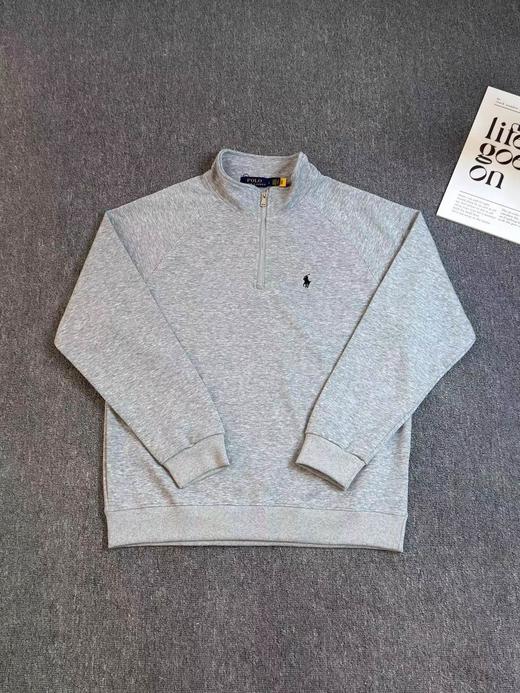 F011629秋冬通勤老钱风套头衫半拉链立领卫衣长袖 商品图3